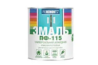 Эмаль ПФ-115 PROREMONT (ЗЕЛЕНЫЙ) 0.9КГ