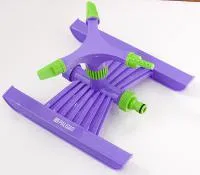 Разбрызгиватель пласт., вращ. с 3 лоп., штуц D 3/4", с подст., S поля. 180 кв. м, D 15 м, Palisad